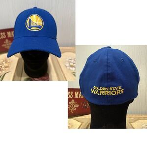 New Era Golden State Warriors Fitted Cap Hat Blue Sz M-L